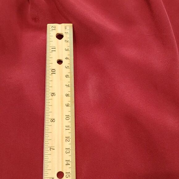 Alice + Olivia Red Two-Tone Silk Wrap Dress With Bow Belt, Sz Medium - Picture 10 of 10